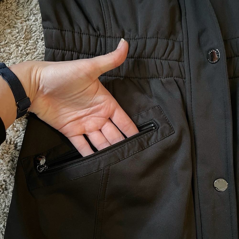 EUC - Soft Shell Fleece Water Resistant Anorak | Laundry by Shelli Segal | S - Picture 7 of 13